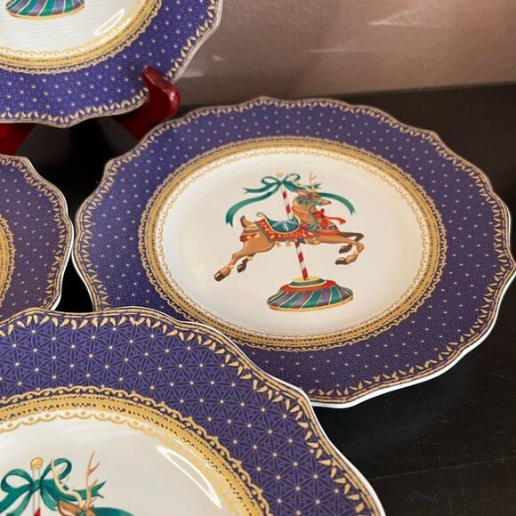 Robert Stanley home collection set of 4 salad plates - Picture 5 of 11